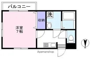 ハピネス・ナカ【1階】の間取り