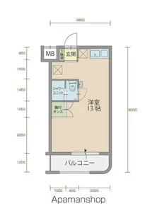 エクレール90【306号室】の間取り