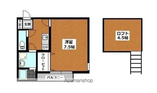 エル・ソル城南【1階】の間取り