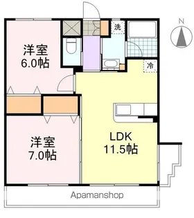 リビングステージ木町通【12階】の間取り