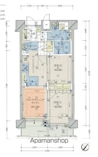 プレサンスロジェ横浜関内【8階】の間取り