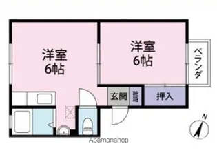 コーポさら【1階】の間取り