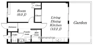 セイコーパレス【103号室】の間取り