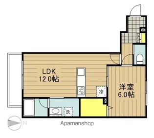 FOR PESCA(フォーペスカ)【305号室】の間取り