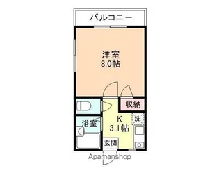 ナチュラルH【103号室】の間取り