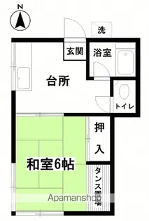 コーポさかもと【102号室】の間取り