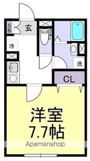 スターティス六実【2階】の間取り