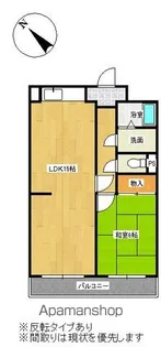 シャトー洗堰Ⅱ【2階】の間取り