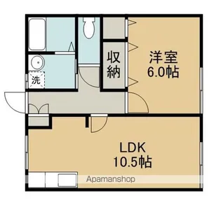 サンホワイト【2階】の間取り