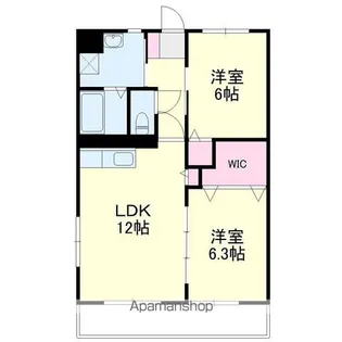 コパンポルテ【2階】の間取り