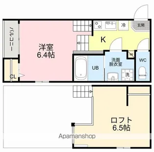 若林ベース【2階】の間取り