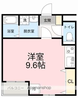 フォルト堤【307号室】の間取り