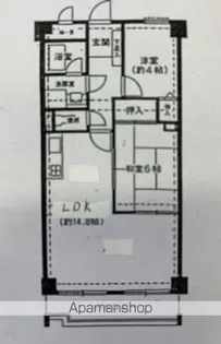 ベルザ西公園【802号室】の間取り