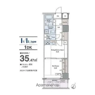 ラグゼナ平和台【4階】の間取り