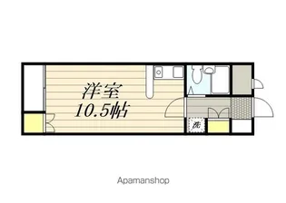 ジョグ六ツ門南【404号室】の間取り