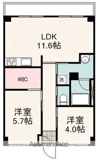 静岡中央マンション【2階】の間取り