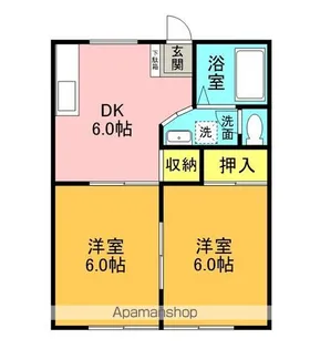 勝倉コーポA棟【2階】の間取り