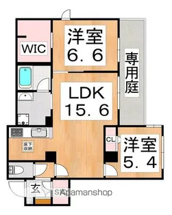 メゾンエディアン新金岡【1階】の間取り