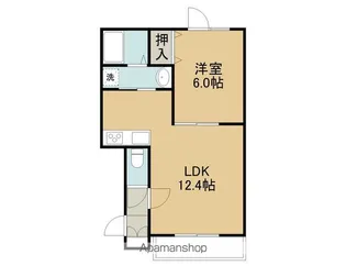 グランフォートノア【102号室】の間取り