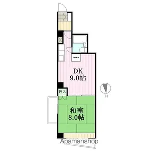 チサンマンション第3仙台【1108号室】の間取り