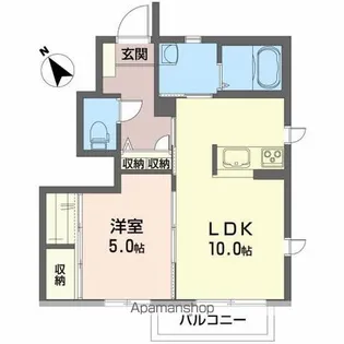 サクラメント【1階】の間取り