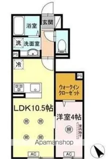 D−ROOM高良【1階】の間取り