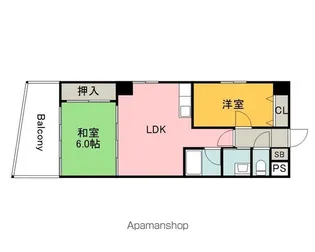 第6小谷ビル【1階】の間取り
