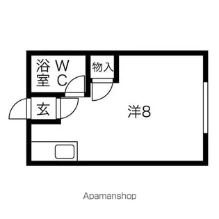 リラハイツ高台【102号室】の間取り
