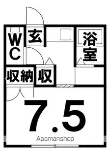 マイ・ライフ むらせ【102号室】の間取り