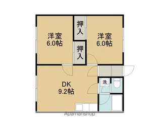 コーポウイング№1【201号室】の間取り