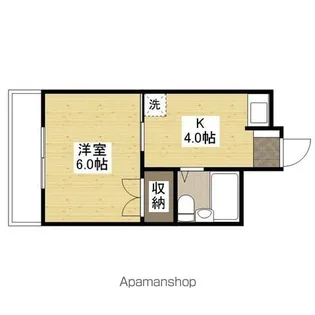 コーポ木村【1階】の間取り