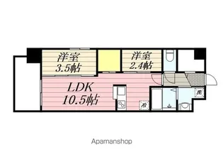 ERFOLG HAKATA【6階】の間取り