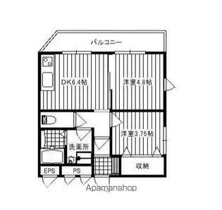 ダイヤモンドクレスト南柏【2階】の間取り
