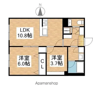 quador noie 池下【3階】の間取り