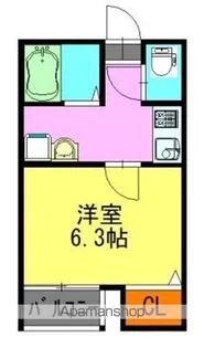 ルミエール大巌寺【2階】の間取り