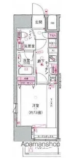 デュアレス愛宕虎ノ門【4階】の間取り