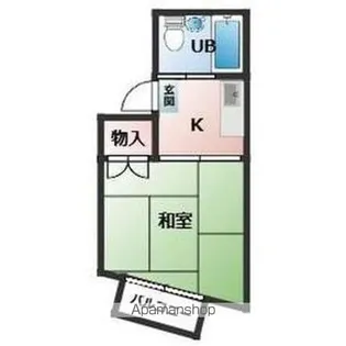 マンションコスモⅢ【5階】の間取り