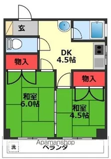 高橋マンション【5階】の間取り