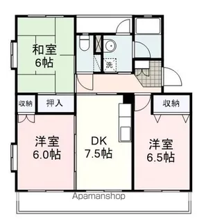 グラースH.Y【4階】の間取り