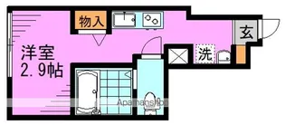 ソルナクレイシア南阿佐ヶ谷Ⅱ【1階】の間取り