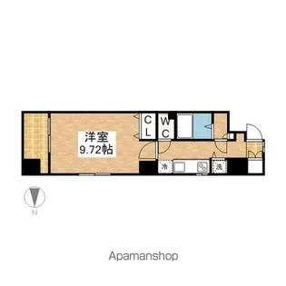 プロシード千代田【10階】の間取り