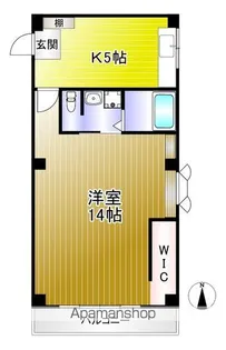 第一ライジングマンション【101号室】の間取り