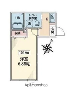 ディアコートプライム【1階】の間取り
