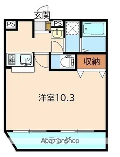 RUBY’S GARDEN MAKUHARI【2階】の間取り