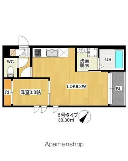 REGALEST野芥【2階】の間取り