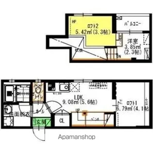 SOLID栄生(ソリッド栄生)【1階】の間取り