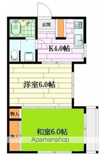 デンヒル天王台【1階】の間取り