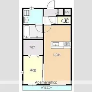 GLANZみなと【102号室】の間取り