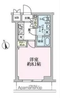 リアレスト東高円寺【205号室】の間取り