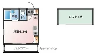 ランドヒルズ横浜【1階】の間取り